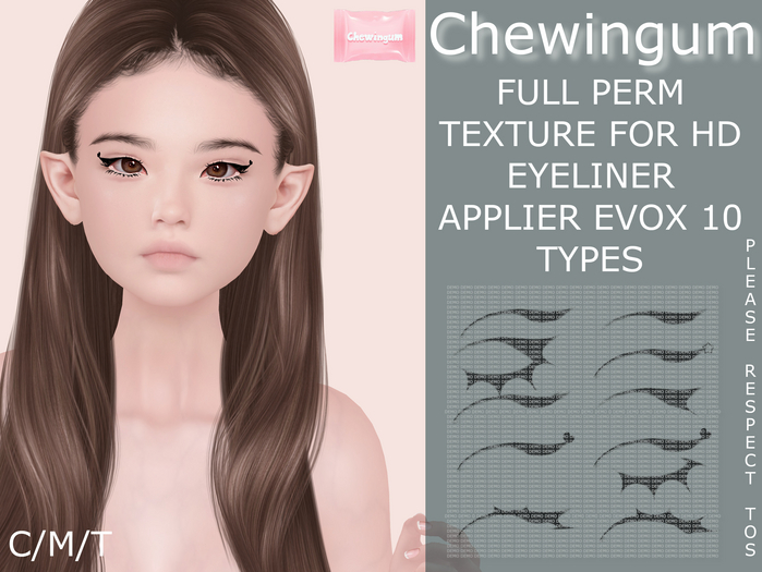 Chewingum DOLL HD EYELINER FULL PERM    BOX