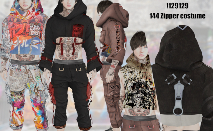 !129129**144 Zipper costume DEMO