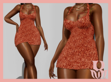 Rosary. Bridget . Dress Orange