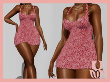 Rosary. Bridget . Dress Pink