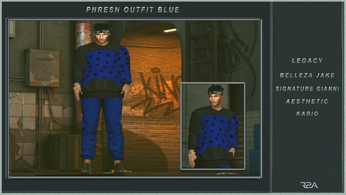 R2A-PHRESH OUTFIT BLUE