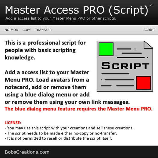 Master Access PRO 