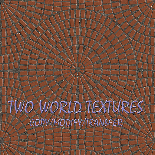 Pavers Terracotta Mosaic Circle Seamless Texture