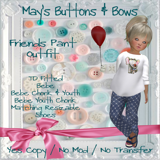 MBB * Friends Pant Outfit (TDF,BB,BBTC,BBY,BBYC)