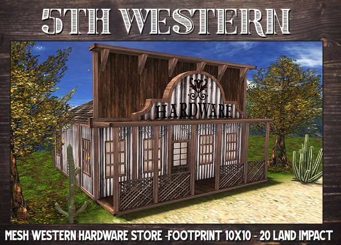 5TH~ Mesh Western Building Hardware - 2023
