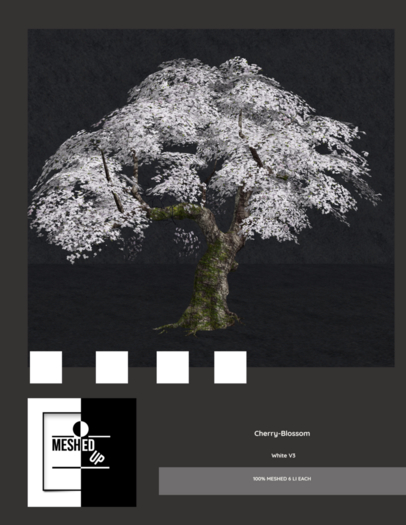 MeshedUp: Cherry-Blossom White V3