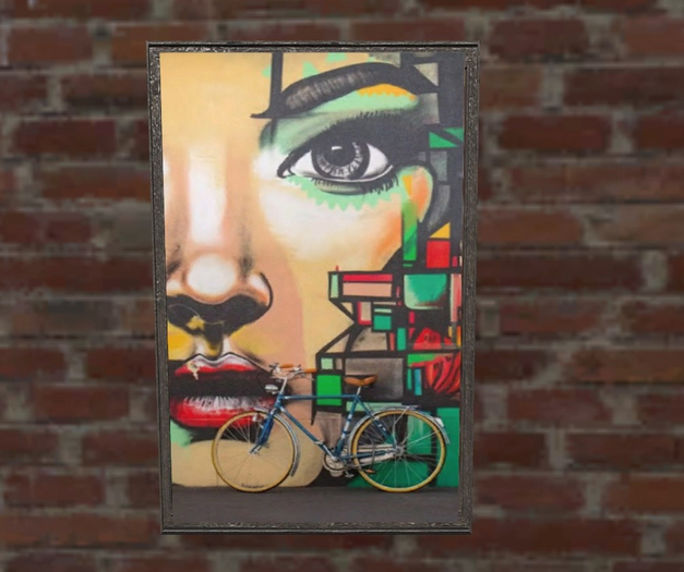 BICYCLE AND GRAFITI - SL POP ART