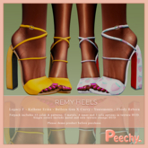 Peechy. Remy Heels - Fatpack 
