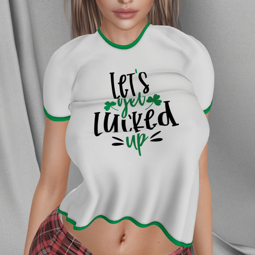 TigerBeat Cropped T (M,MP) Lucked Up