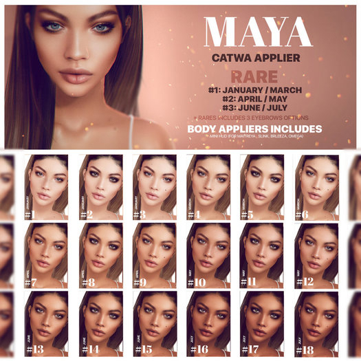 #7  [PUMEC]  -  MAYA  - APRIL --- CATWA app.