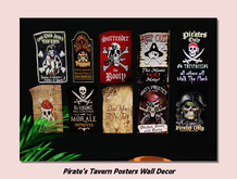 Pirate's Tavern Posters Wall Deco-full perm textures