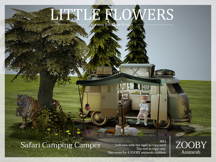 Safari Camper - Nursery Zooby Animesh