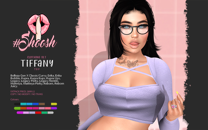 #SHOOSH - Tiffany Top [FATPACK]