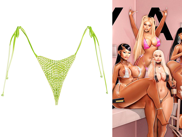 YALLA ✦ Diamond Pantie [LIME]