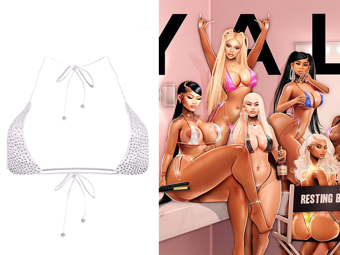 YALLA ✦ Diamond Top [WHITE]