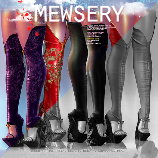 #MEWSERY Octapuss Boots{#DEMO}