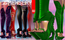 #MEWSERY Octapuss Boots{#19 Silk.Emerald}