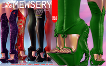 #MEWSERY Octapuss Boots{#9 Leather.Emerald}