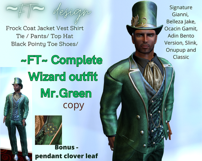 ~FT~ Magician Leprechaun complet outfit