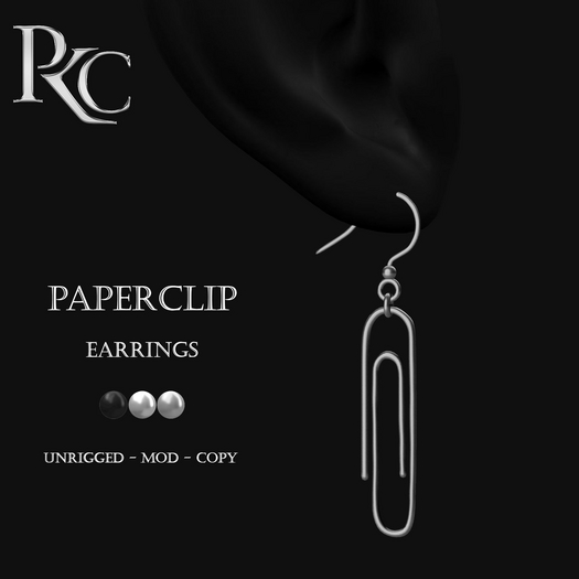 *PKC* Paperclip Earrings DEMO