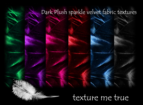 dark plush sparkle velvet fabric textures
