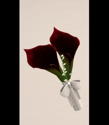 Black calla Boutonneire(add)