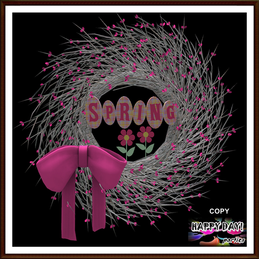 Easter - Pink Spring Wreath