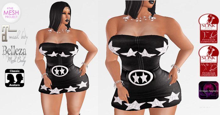 *Stars* Leather Dress **Pack**