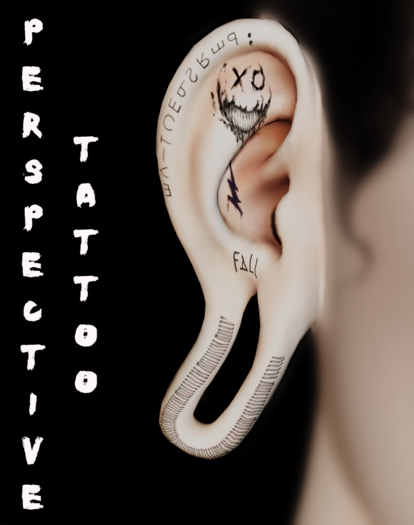 PROFANATION Perspective Tattoo Swallow Dropped Ears