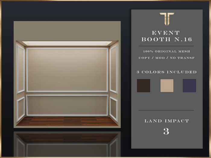 Second Life Marketplace Tville Event Booth N16 PACK2