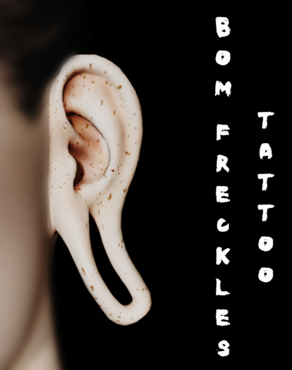 PROFANATION BOM Freckles Tattoo Swallow Dropped Ears
