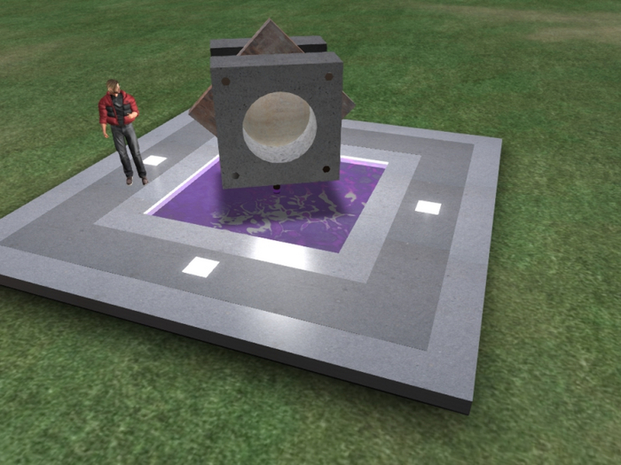 Modern sculpture square