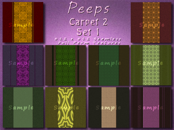 Peeps Textures Carpet 2 Set 1