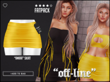 "Off-Line" x "Amira" Skirt / Fatpack