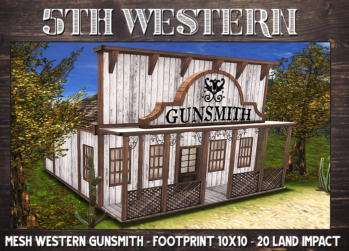 5TH~ Mesh Western Building Gunsmith - 2023