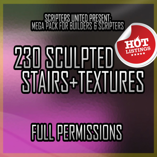 230 sculpted stairs and textures 