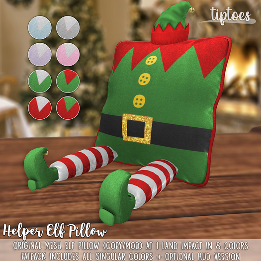 . tiptoes - Helper Elf Pillow - FP