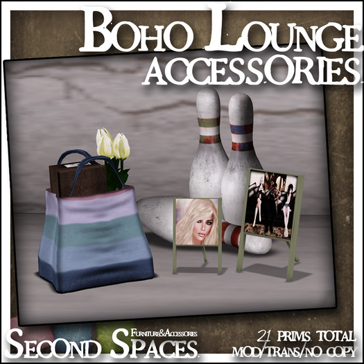 Boho Lounge accessories (bxd)