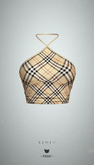 -Pixicat- Ronja Top (TartanTan)