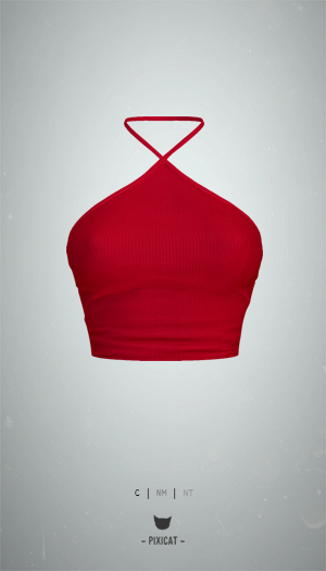-Pixicat- Ronja Top (Red)