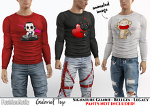 Gabriel Male Top Fatpack Colors - Signature Gianni, Belleza Jake , Legacy - FashionNatic