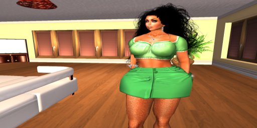 Peasant mini set, green