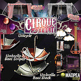 MadPea Cirque de Folie - Umbrella Boat - Stripes 