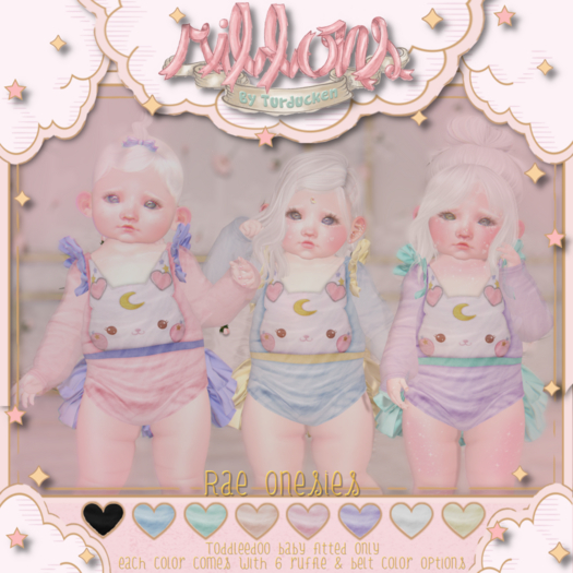 {Ribbons} Rae Onesie - Black {Box}