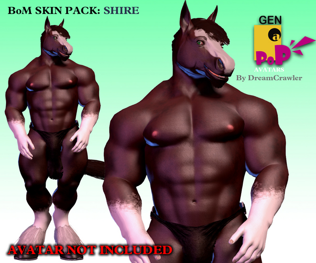 GENaPOP Horse Texture Pack [SHIRE]