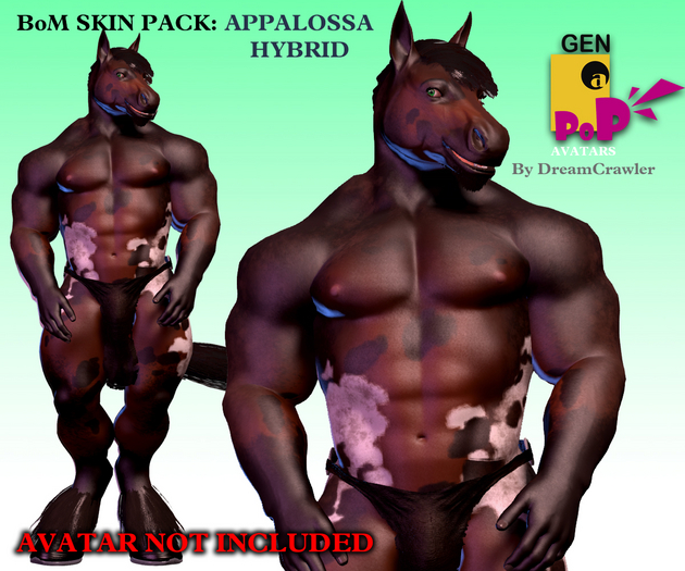 GENaPOP Horse Texture Pack [APPALOSSA HYBRID]