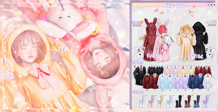 :uzu: pompom bunny day gacha - FATPACK