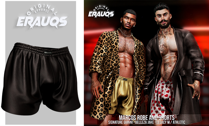 [ ERAUQS ] - Marcos Shorts - 06