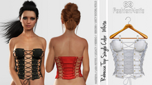 Rebecca Top White - Maitreya, Petite, Legacy, Nerido, Reborn, Juicy - FashionNatic
