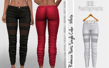 Rebecca Pants White - Maitreya, Petite, Legacy, Reborn, Juicy Rolls - FashionNatic